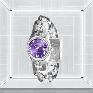 Chrome Hearts & Rolex - Purple Dial Oyster Perpetual Datejust